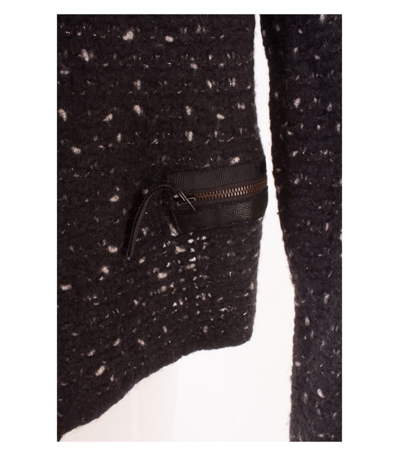 LUISA CERANO Damen Strickjacke Strickblazer Gr. DE 36 Wolle – Foto 5