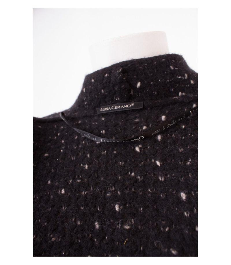 LUISA CERANO Damen Strickjacke Strickblazer Gr. DE 36 Wolle – Foto 8