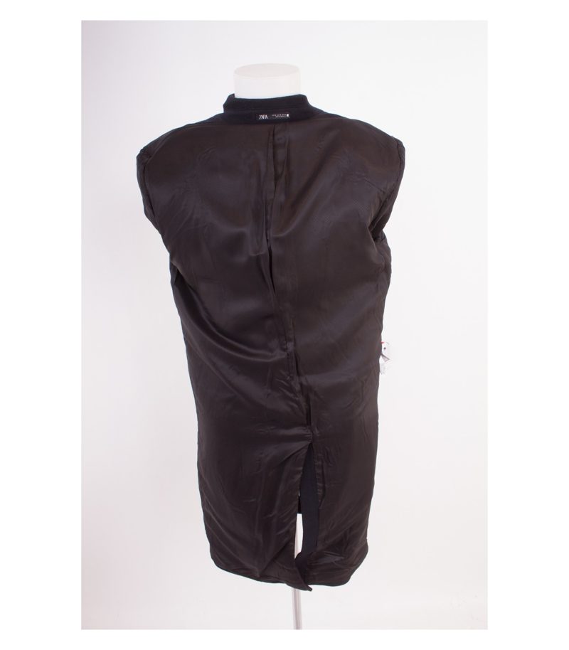 ZARA Herren Mantel Wollmantel Gr. M Blau Neu – Foto 6