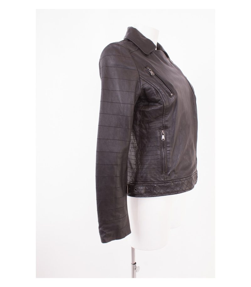 KRISS SWEDEN Damen Lederjacke Gr. DE 40 Leder Neu – Foto 3