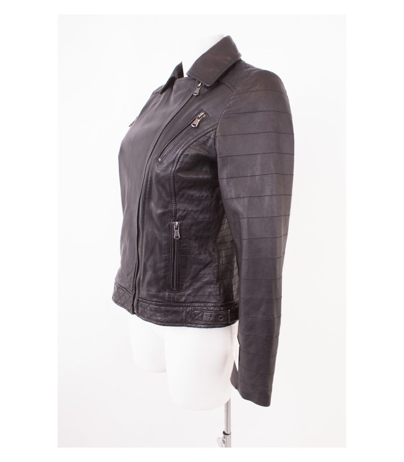 KRISS SWEDEN Damen Lederjacke Gr. DE 40 Leder Neu – Foto 4
