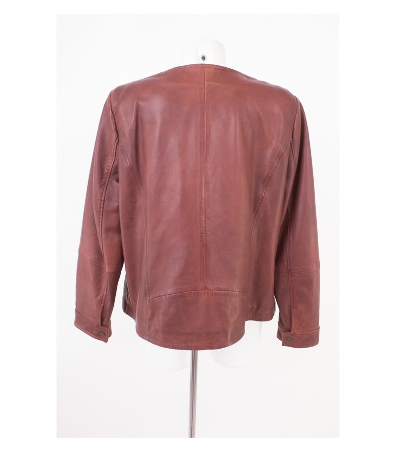 MARINA RINALDI Damen SPORT Lederjacke Gr. DE 44 Leder Neu – Foto 4