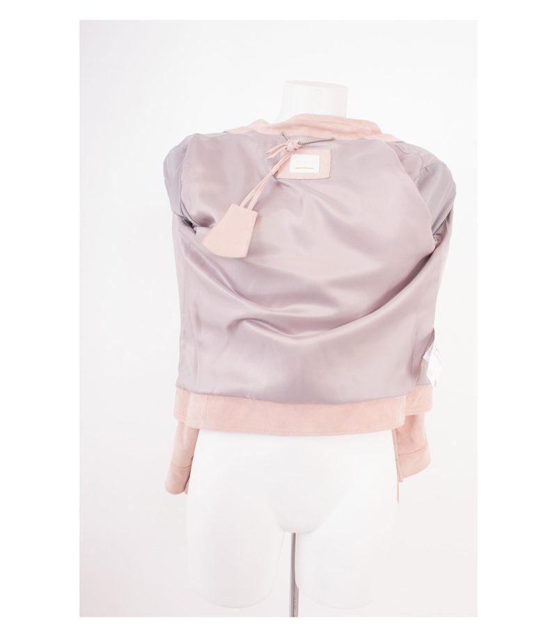 HUGO BOSS Damen Lederjacke Veloursleder Gr. DE 34 Leder Neu – Foto 7