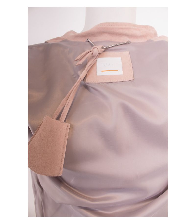 HUGO BOSS Damen Lederjacke Veloursleder Gr. DE 34 Leder Neu – Foto 10