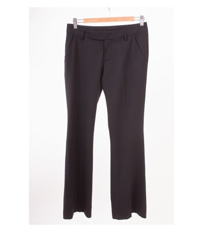 STEFANEL Damen Hose Gr. DE 34 Schwarz