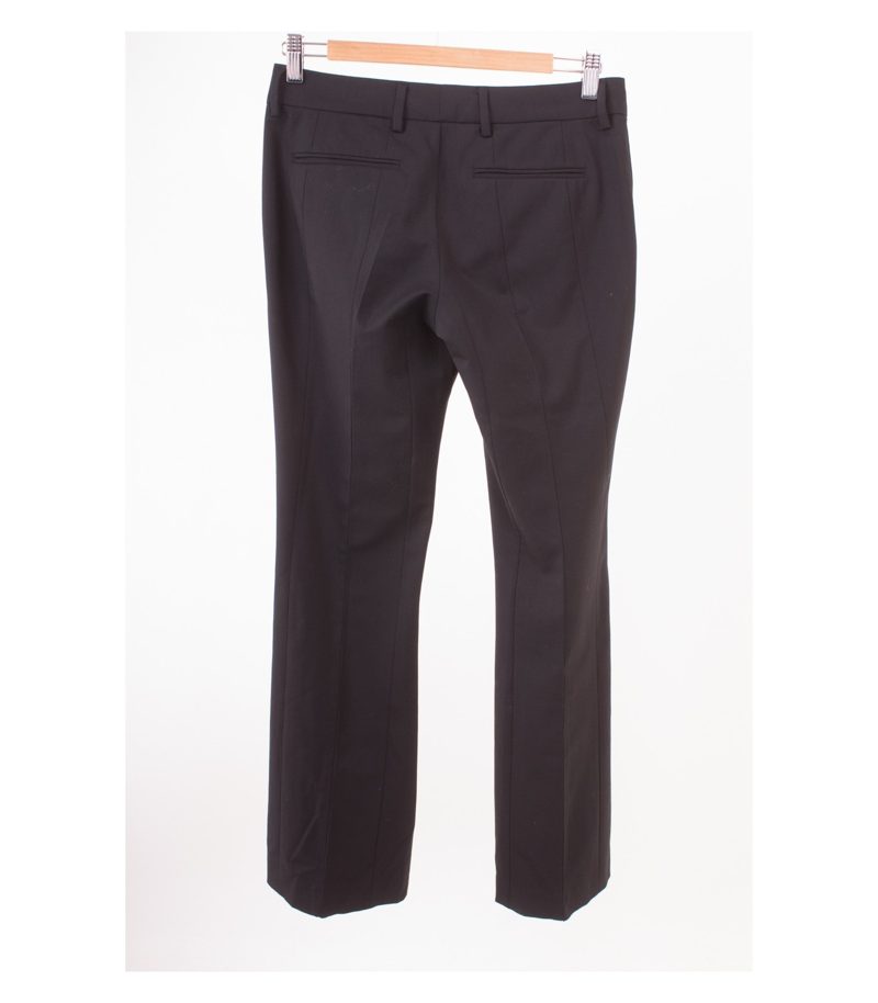 STEFANEL Damen Hose Gr. DE 34 Schwarz – Foto 2