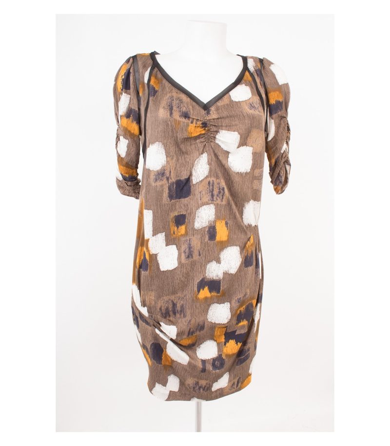 DIANE VON FURSTENBERG Damen Kleid Seidenkleid Gr. US 6 DE 36 – Foto 1