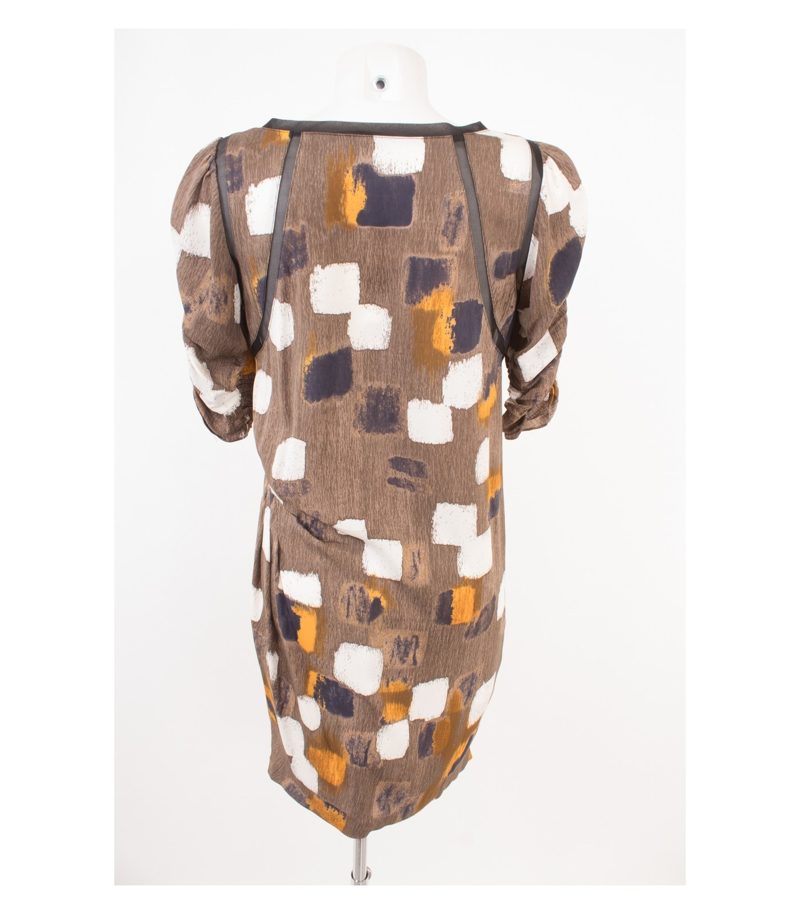 DIANE VON FURSTENBERG Damen Kleid Seidenkleid Gr. US 6 DE 36 – Foto 4