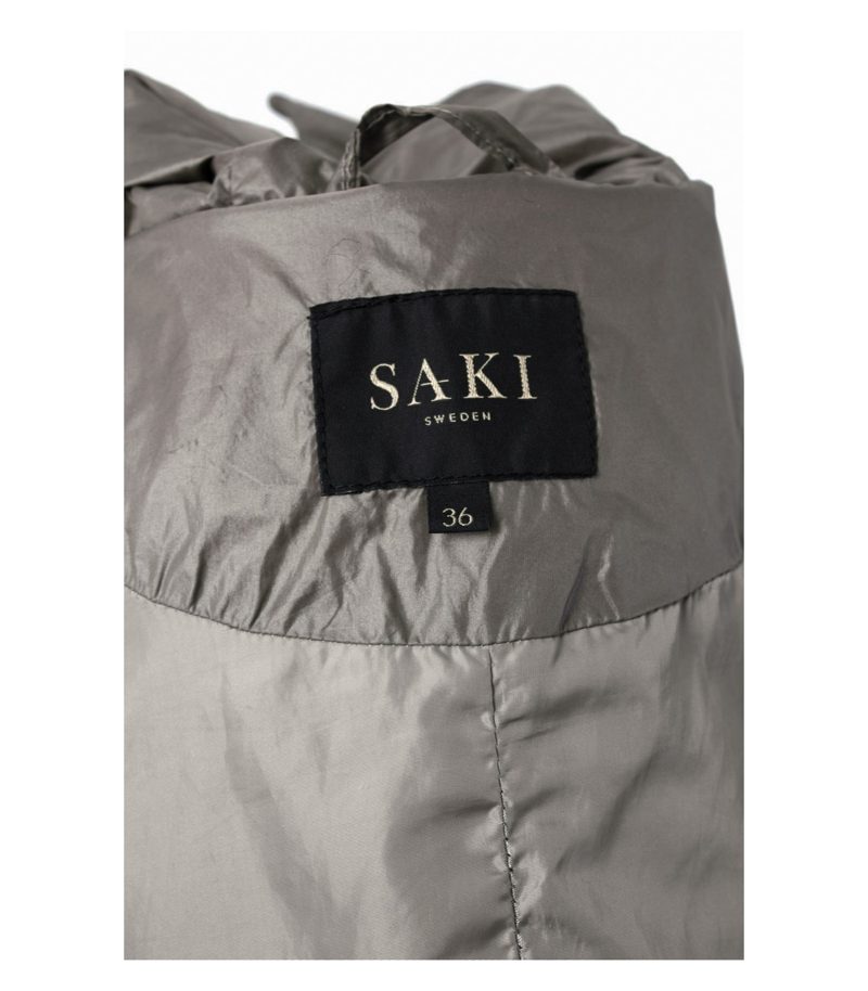 SAKI SWEDEN Damen Jacke Daunenjacke Winterjacke Kapuzenjacke Puffer Down Gr. 36 – Foto 3