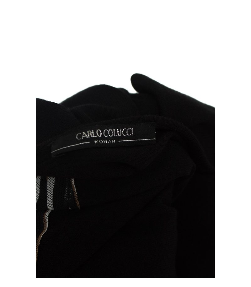 CARLO COLUCCI Damen Top Shirt Freizeitshirt Gr. 38 Stricktop – Foto 4