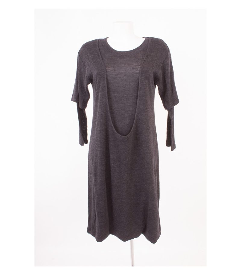 Maison Martin Margiela Damen Kleid Strickkleid & Gr. S Wolle Seide – Foto 1