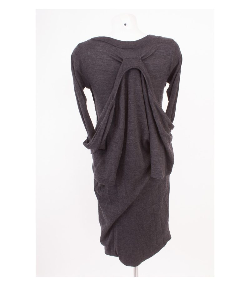 Maison Martin Margiela Damen Kleid Strickkleid & Gr. S Wolle Seide – Foto 5