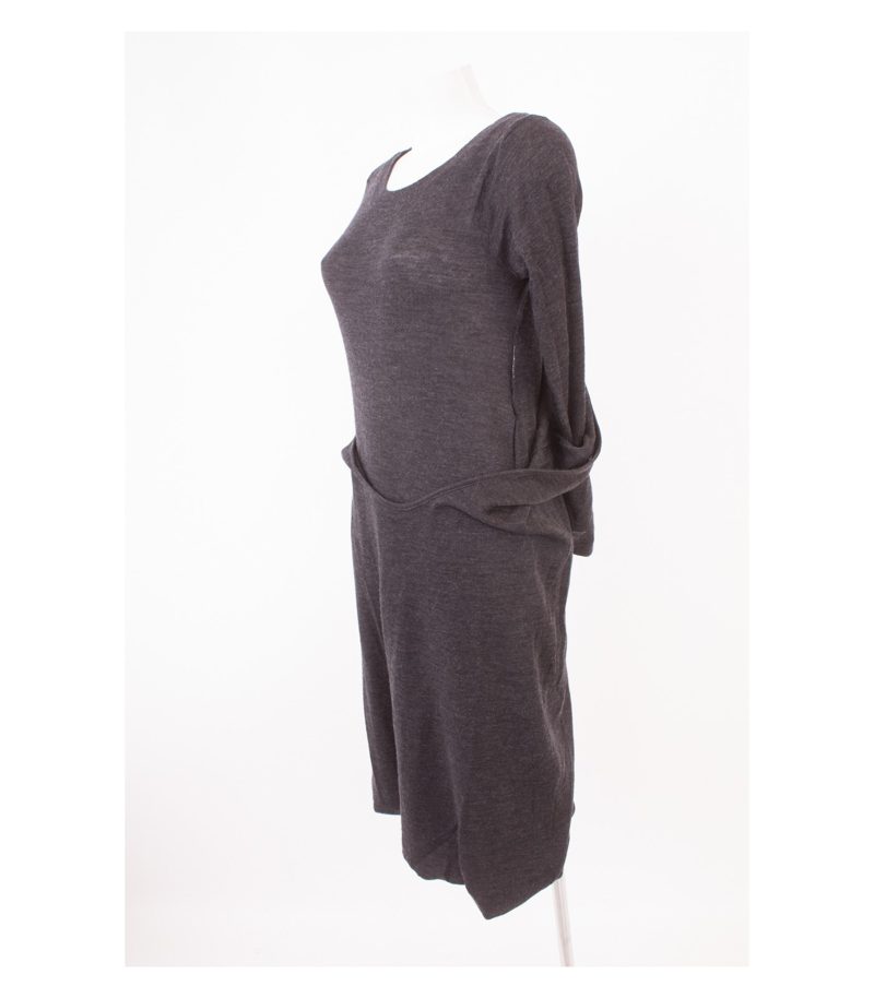 Maison Martin Margiela Damen Kleid Strickkleid & Gr. S Wolle Seide – Foto 6
