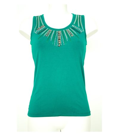 Sarah Kern Damen Top Shirt Freizeit Rundhals Gr. 36 Shirttop Trägertop