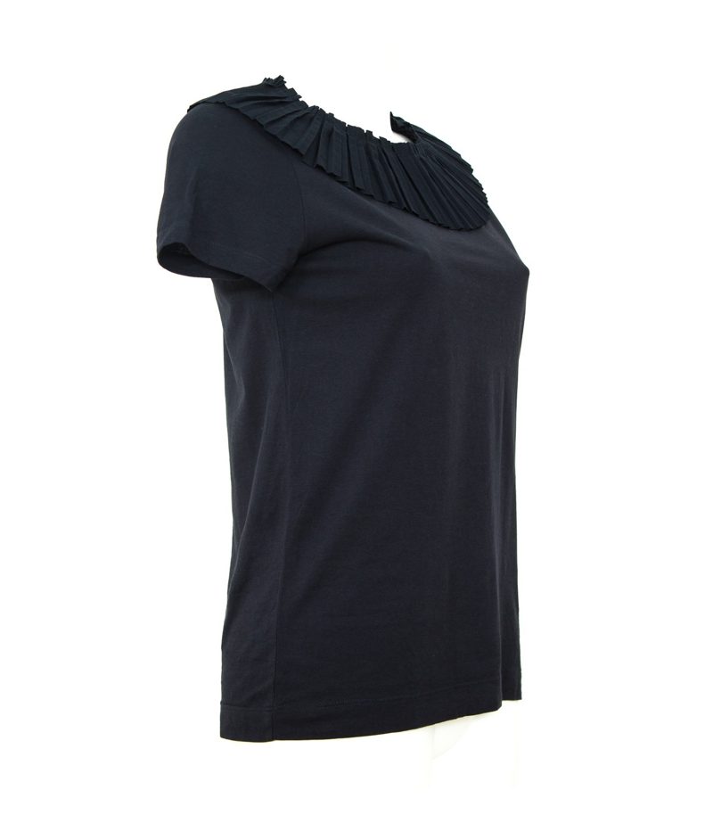 COS Damen T-Shirt Kurzarm Shirt Freizeit Gr. S Baumwolle – Foto 2