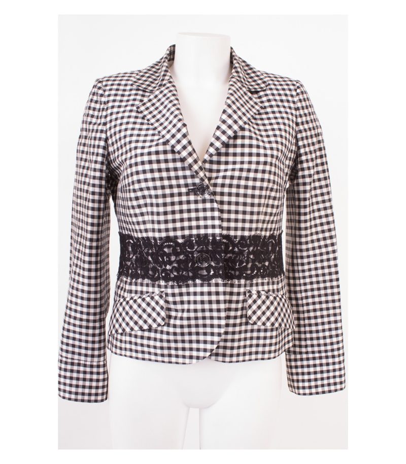 Elegance Paris Damen Blazer Gr. DE 38 Seide – Foto 1