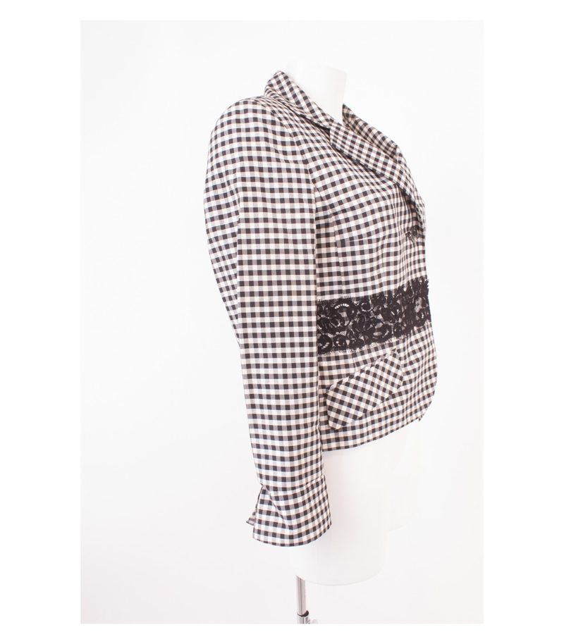 Elegance Paris Damen Blazer Gr. DE 38 Seide – Foto 2
