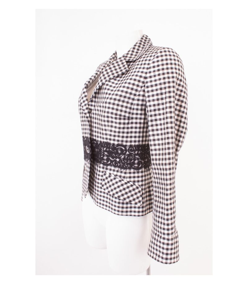 Elegance Paris Damen Blazer Gr. DE 38 Seide – Foto 3
