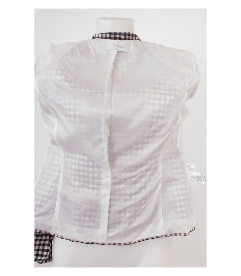 Elegance Paris Damen Blazer Gr. DE 38 Seide – Foto 7