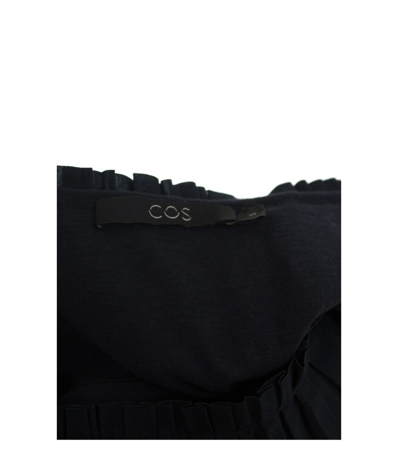 COS Damen T-Shirt Kurzarm Shirt Freizeit Gr. S Baumwolle – Foto 4