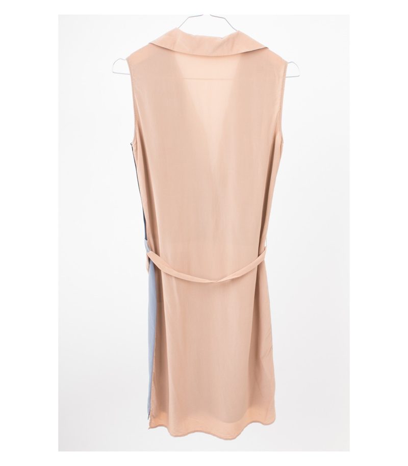 LACOSTE Damen Kleid Sommerkleid aus Gr. 32 Seide – Foto 2