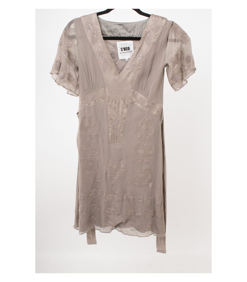 S‘NOB by sans nobless Damen Kleid aus Gr. XS Seide – Foto 1