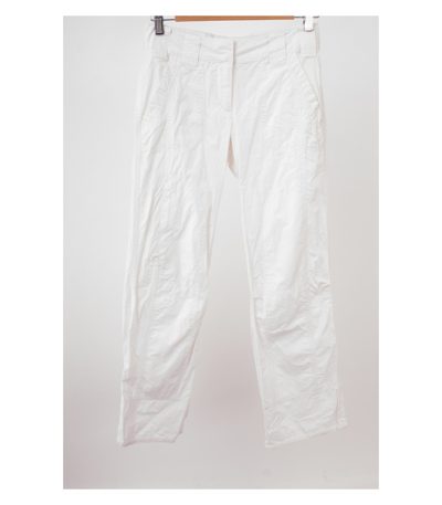 HALLHUBER Damen Hose Gr. DE 34 Weiß