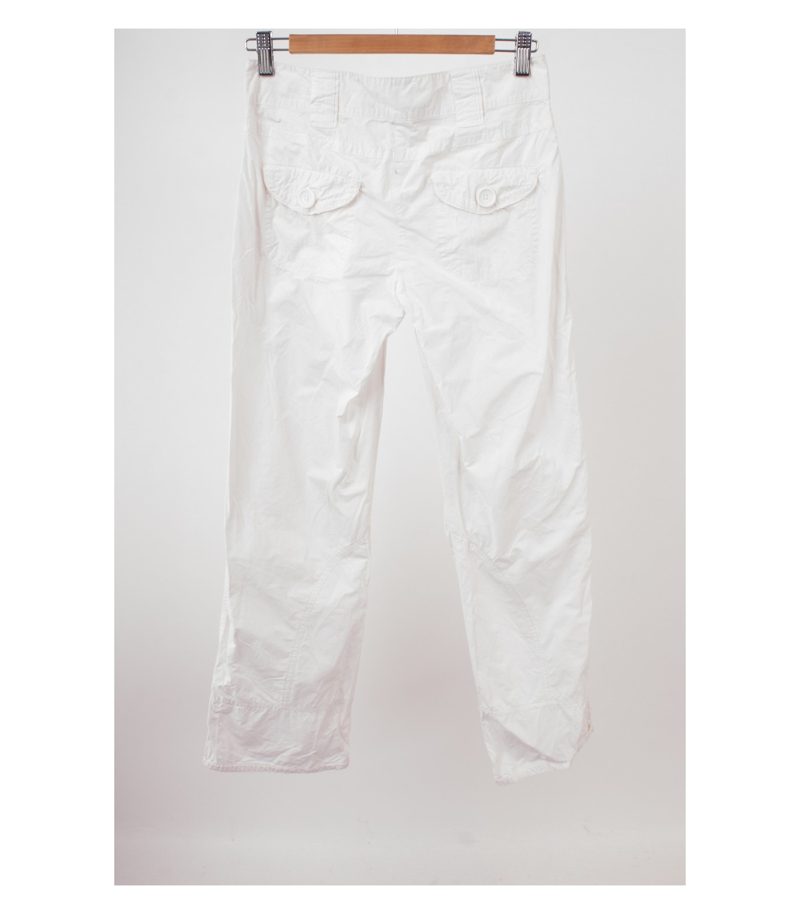HALLHUBER Damen Hose Gr. DE 34 Weiß – Foto 2