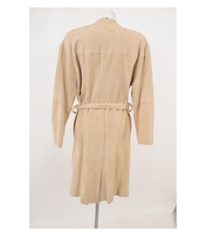 STAND BLACK NUDE Damen Mantel Veloursleder Gr. DE 36 Leder Echtes – Foto 4