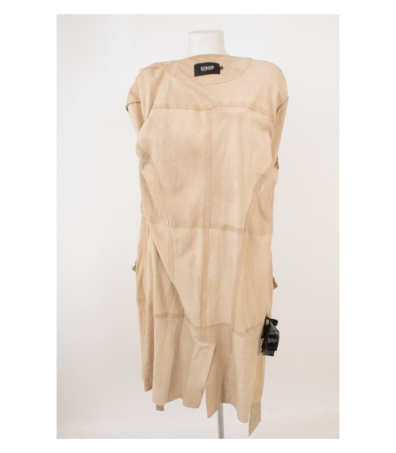 STAND BLACK NUDE Damen Mantel Veloursleder Gr. DE 36 Leder Echtes – Foto 5