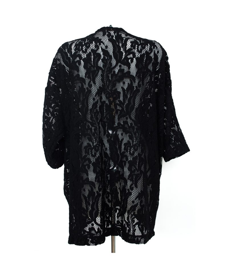 ZARA Damen Guipure Strickjacke Lace Cardigan Gr. M Oversize Strick – Foto 3