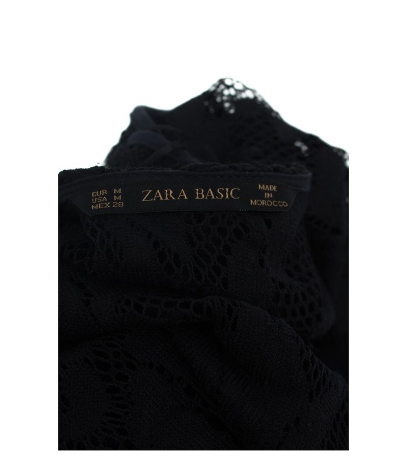ZARA Damen Guipure Strickjacke Lace Cardigan Gr. M Oversize Strick – Foto 4