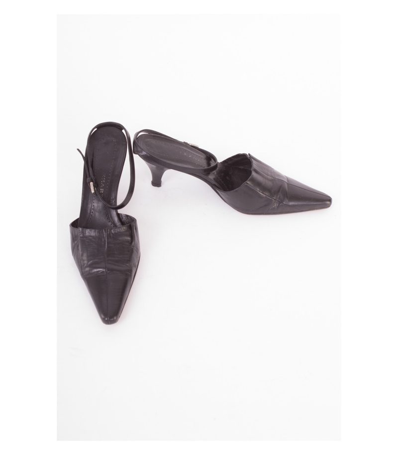 RENE LEZARD Damen Schuhe Gr. EU 36 Schwarz Leder – Foto 1