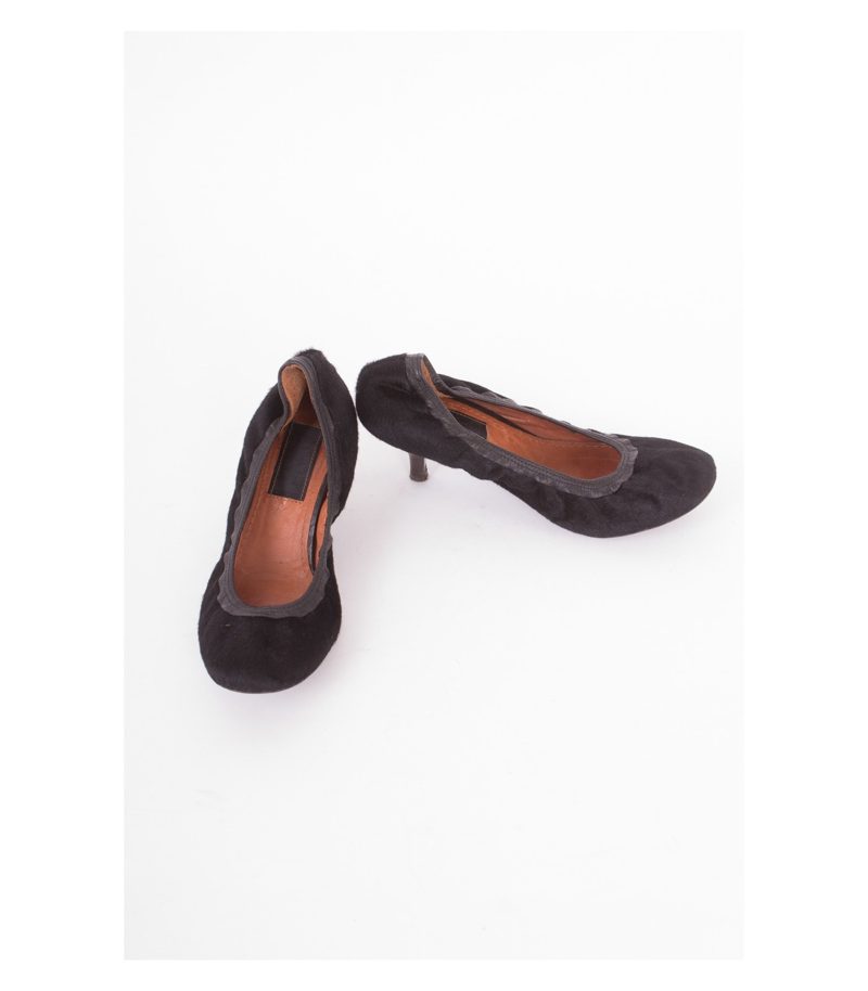 LANVIN Damen Pumps Gr. EU 37,5 cm Schwarz – Foto 1