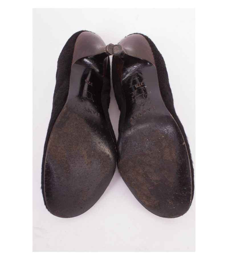 LANVIN Damen Pumps Gr. EU 37,5 cm Schwarz – Foto 6