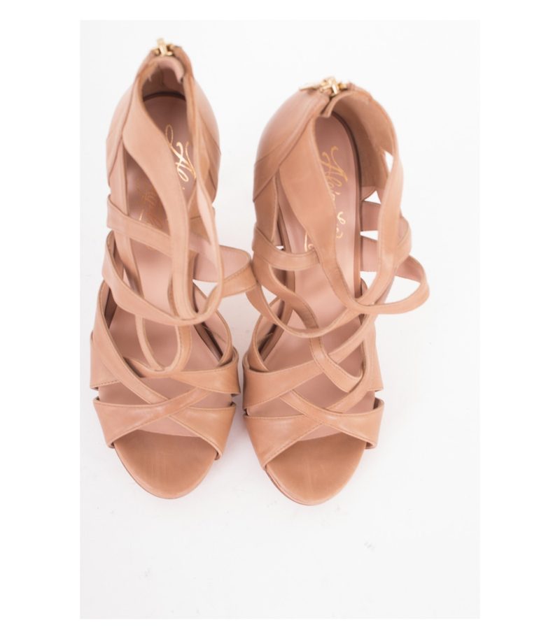 ALEJANDRO INGELMO Damen Pumps Sandalen Gr. EU 38,5 Leder – Foto 4