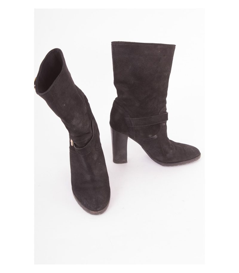 Ralph Lauren Damen Stiefeletten aus Wildleder Gr. EU 38,5 B – Foto 1