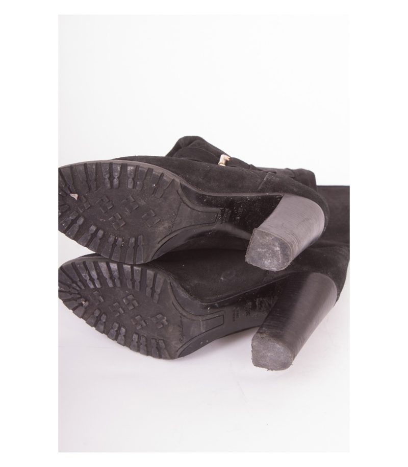 Ralph Lauren Damen Stiefeletten aus Wildleder Gr. EU 38,5 B – Foto 6