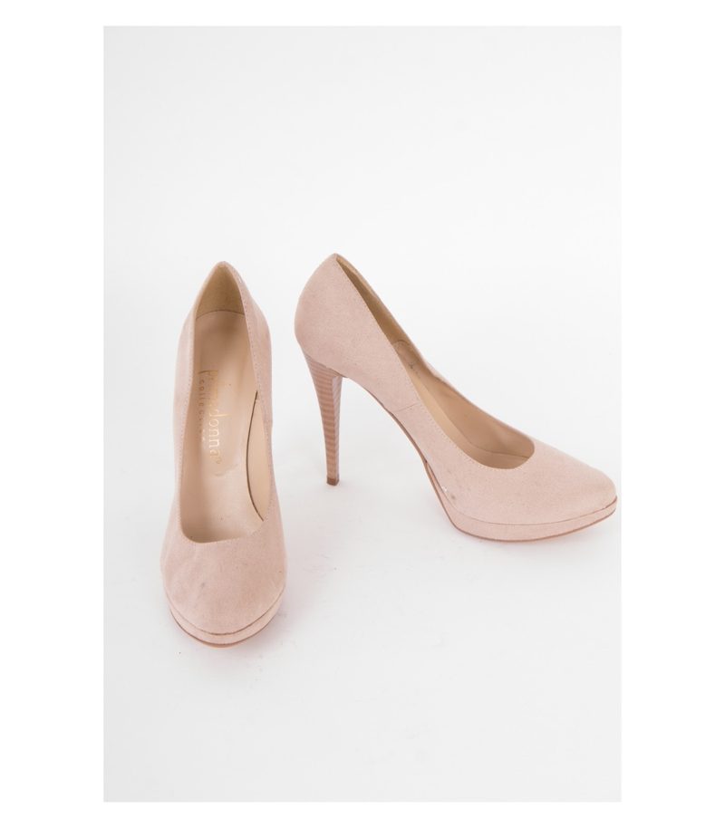 primadonna collection Damen High Heels Pumps Gr. EU 40 Hellbeige – Foto 1