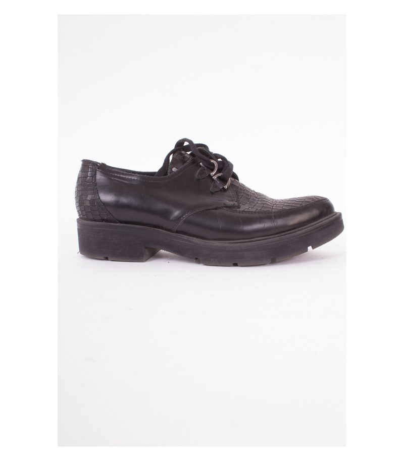 bueno Damen Halbschuhe Schnürschuhe Gr. EU 38 Schwarz – Foto 3