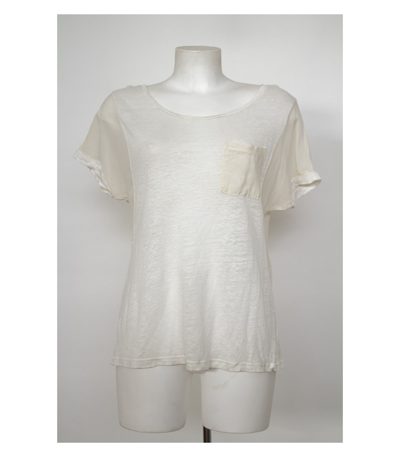 STEFANEL Damen T-Shirt Kurzarm Shirt Freizeit Gr. S