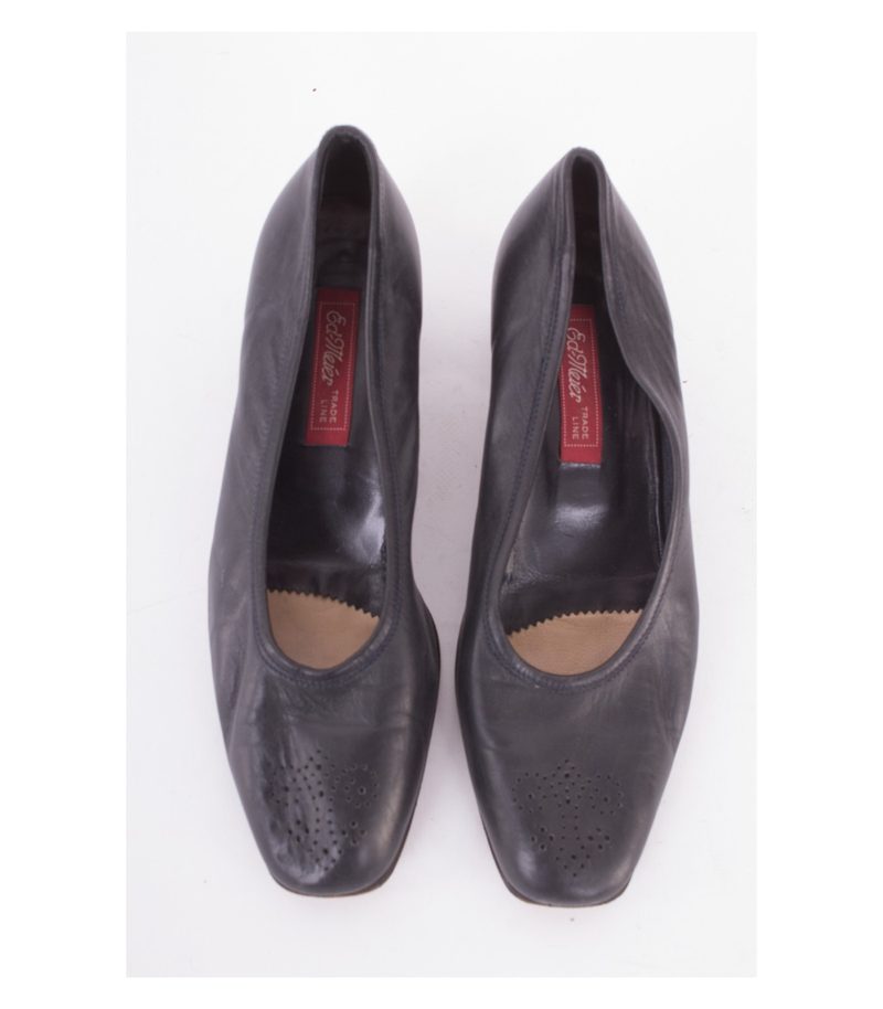 Ed Meier Damen Business Pumps Gr. EU 39 Blau Leder – Foto 2