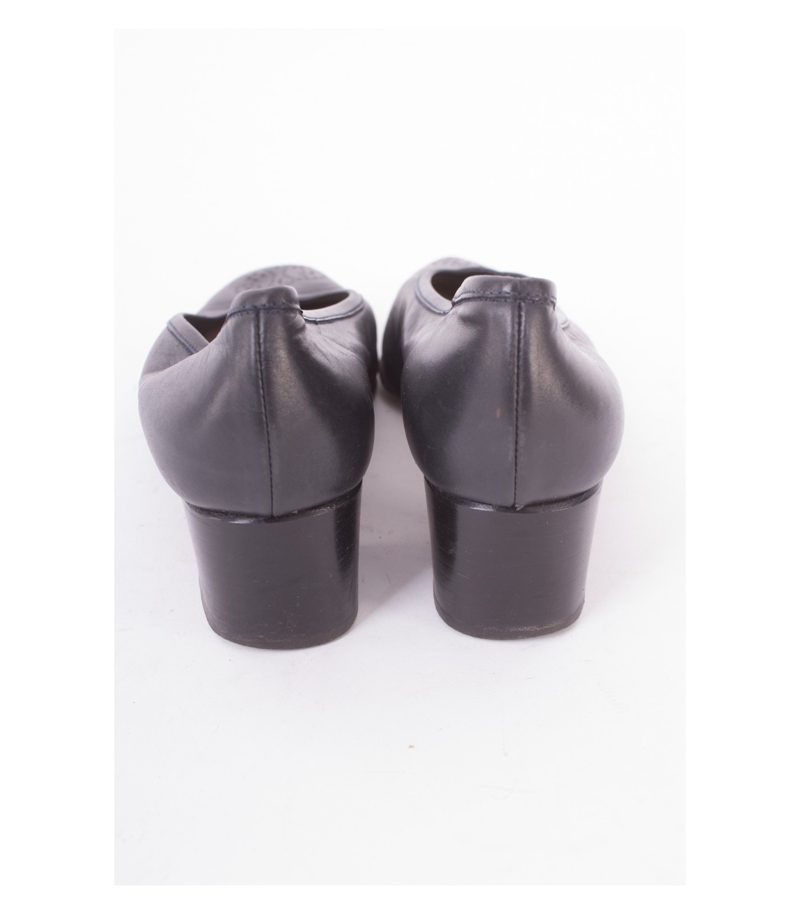 Ed Meier Damen Business Pumps Gr. EU 39 Blau Leder – Foto 5