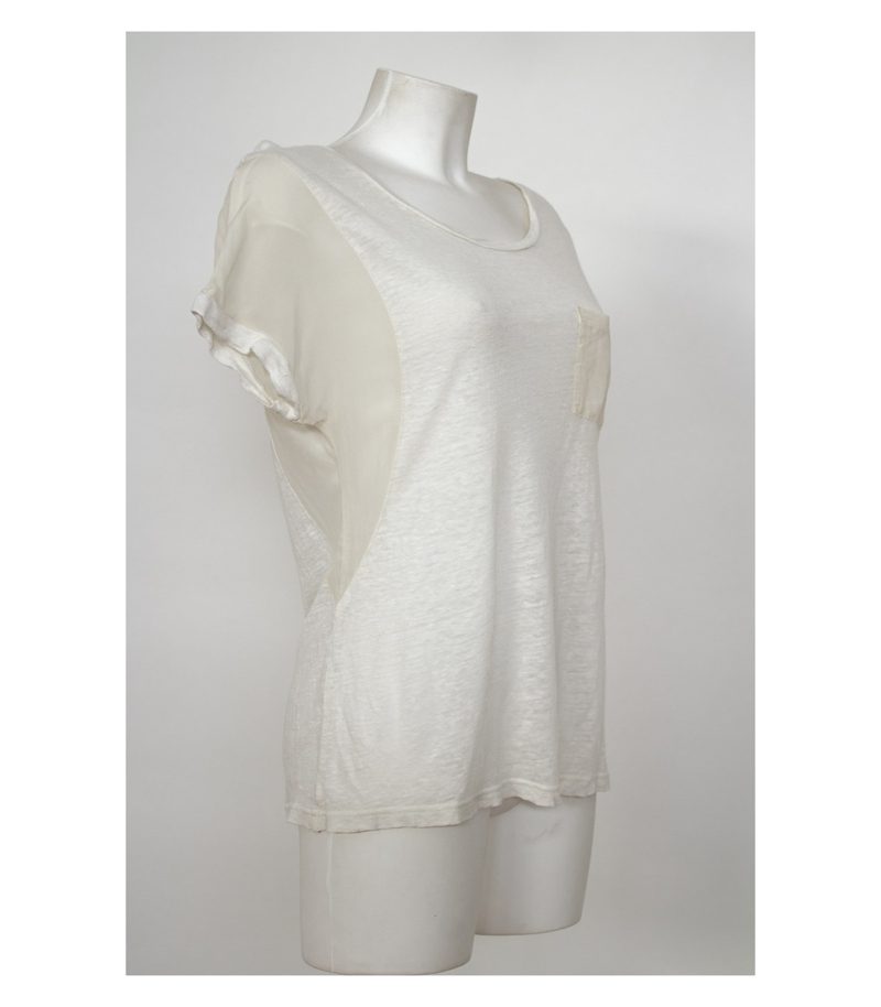 STEFANEL Damen T-Shirt Kurzarm Shirt Freizeit Gr. S – Foto 2