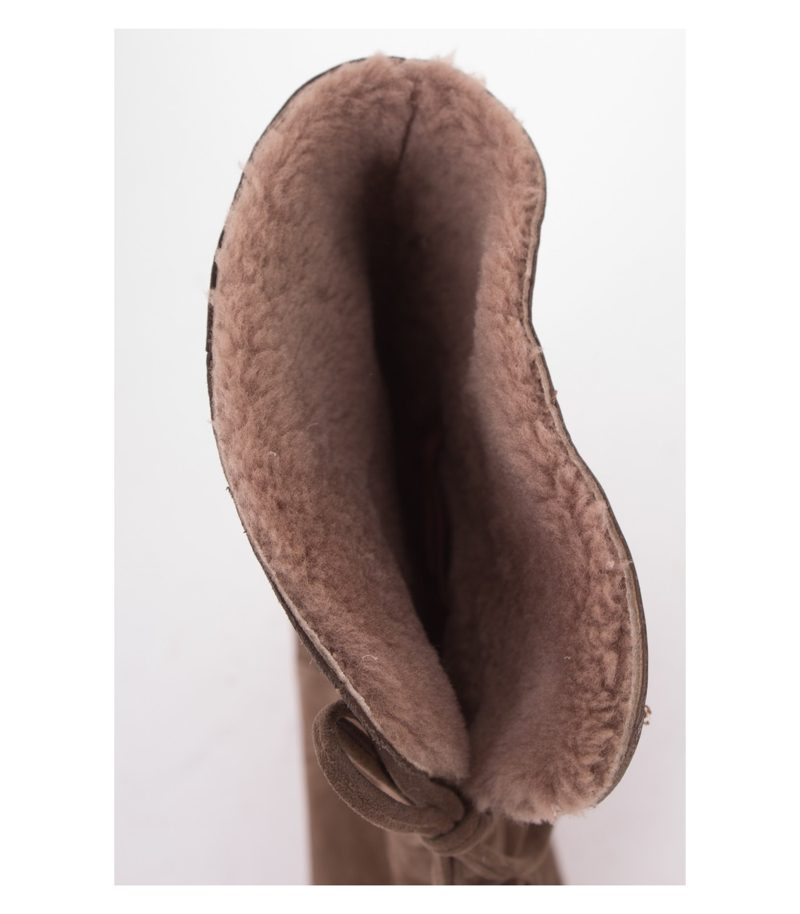 ara Damen Stiefel Winterstiefell Stiefeletten Wildleder Gr. UK 6,5 EU 39,5 Fell – Foto 4