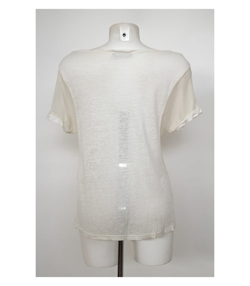 STEFANEL Damen T-Shirt Kurzarm Shirt Freizeit Gr. S – Foto 3