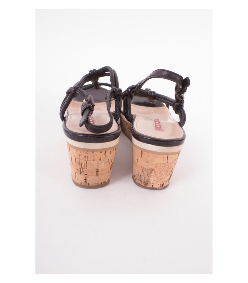 PRADA Damen Plateau Sandalen Gr. EU 39,5 – Foto 4