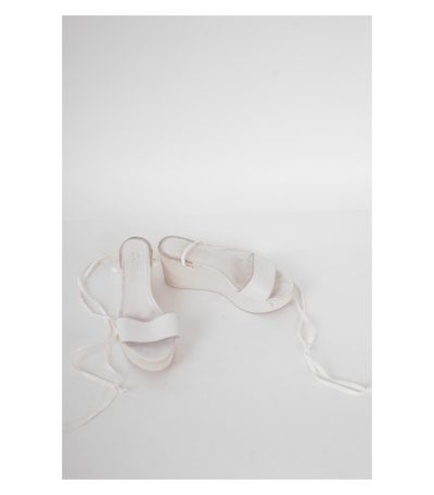 COS Damen Plateau Sandalen Gr. EU 36 Weiß