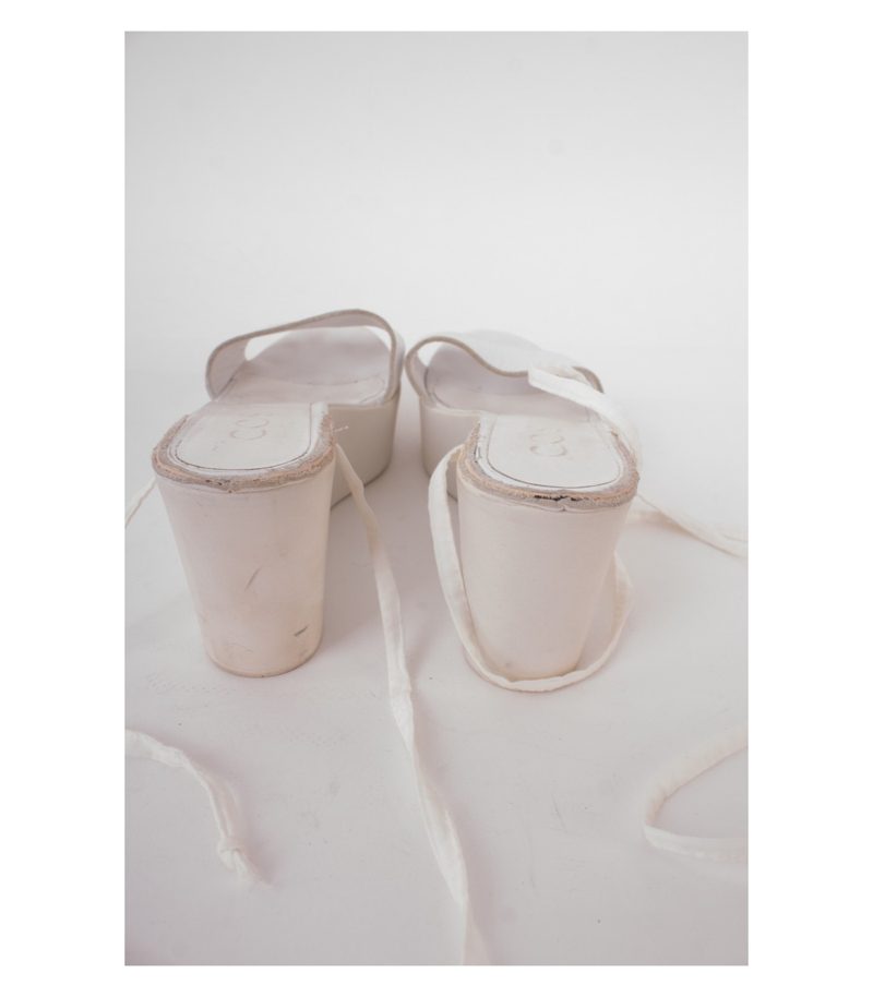 COS Damen Plateau Sandalen Gr. EU 36 Weiß – Foto 5