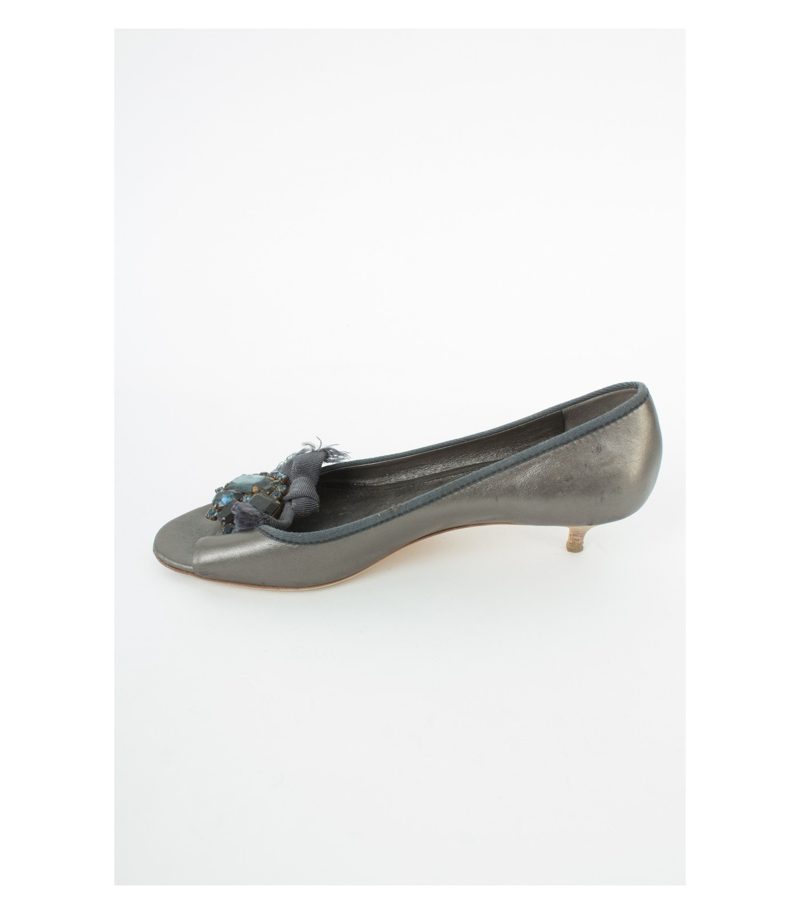 miu Damen Kitten Heel Pumps Sandalen Gr. EU 38,5 – Foto 4